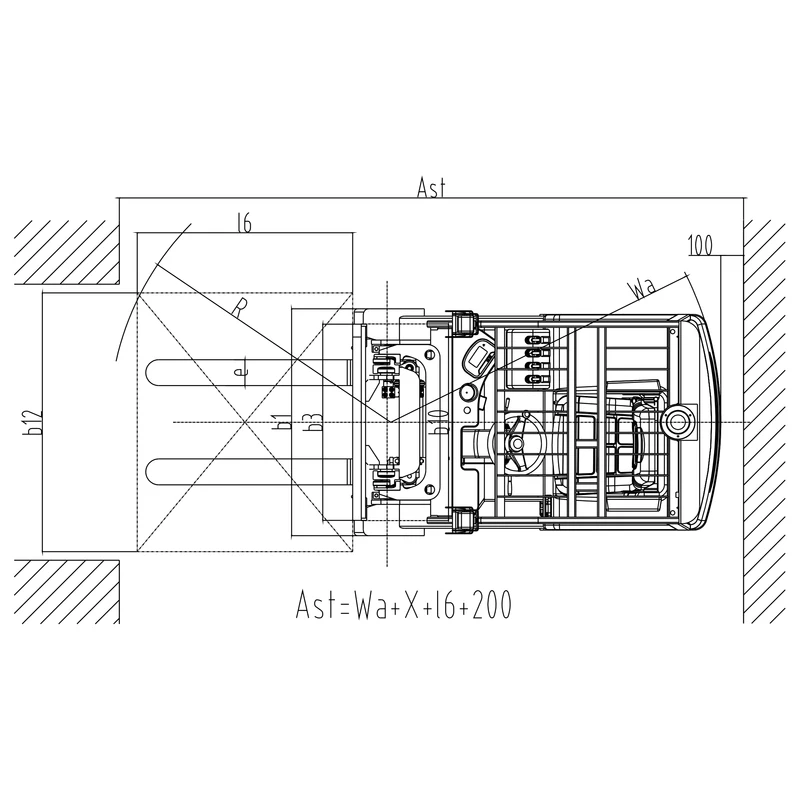 ECV15ET kompakt elektromos villástargonca – 4. kép