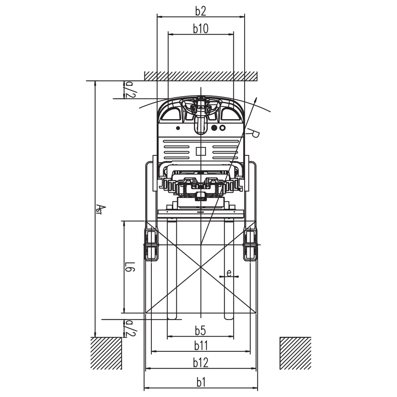 EVV15DDS/EVV20DDS elektromos tolóoszlopos targonca AC hajtómotorral
