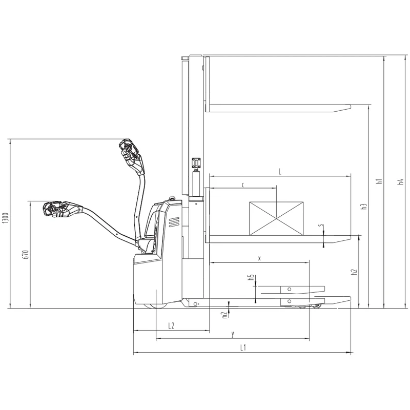 ESV10-I/ESV12-I keskeny alvázas elektromos magasemelő