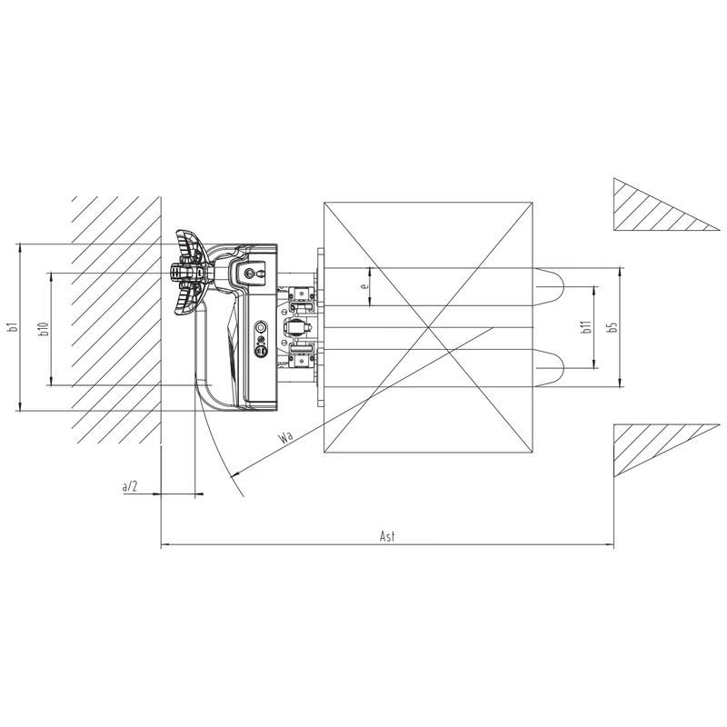 ESV10-I/ESV12-I kétszintes elektromos magasemelő dupla raklapos használathoz