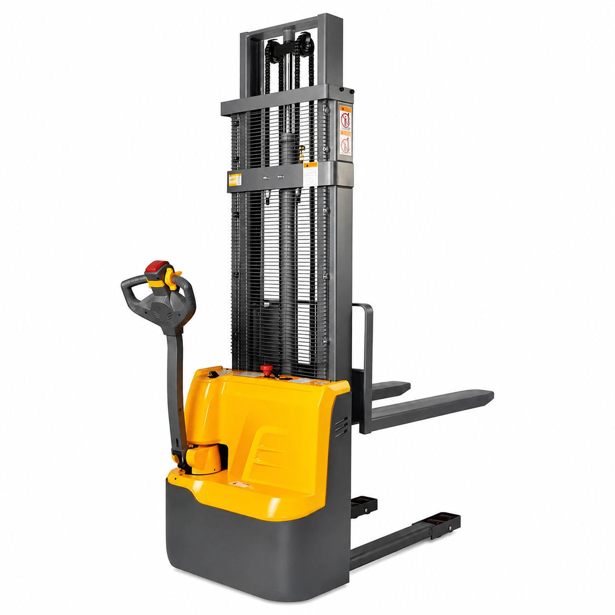 Gyalogkíséretű teljesen elektromos magasemelő (EVV10B/EVV12B/EVV15B), 1000–1500 kg, 1600–3500 mm