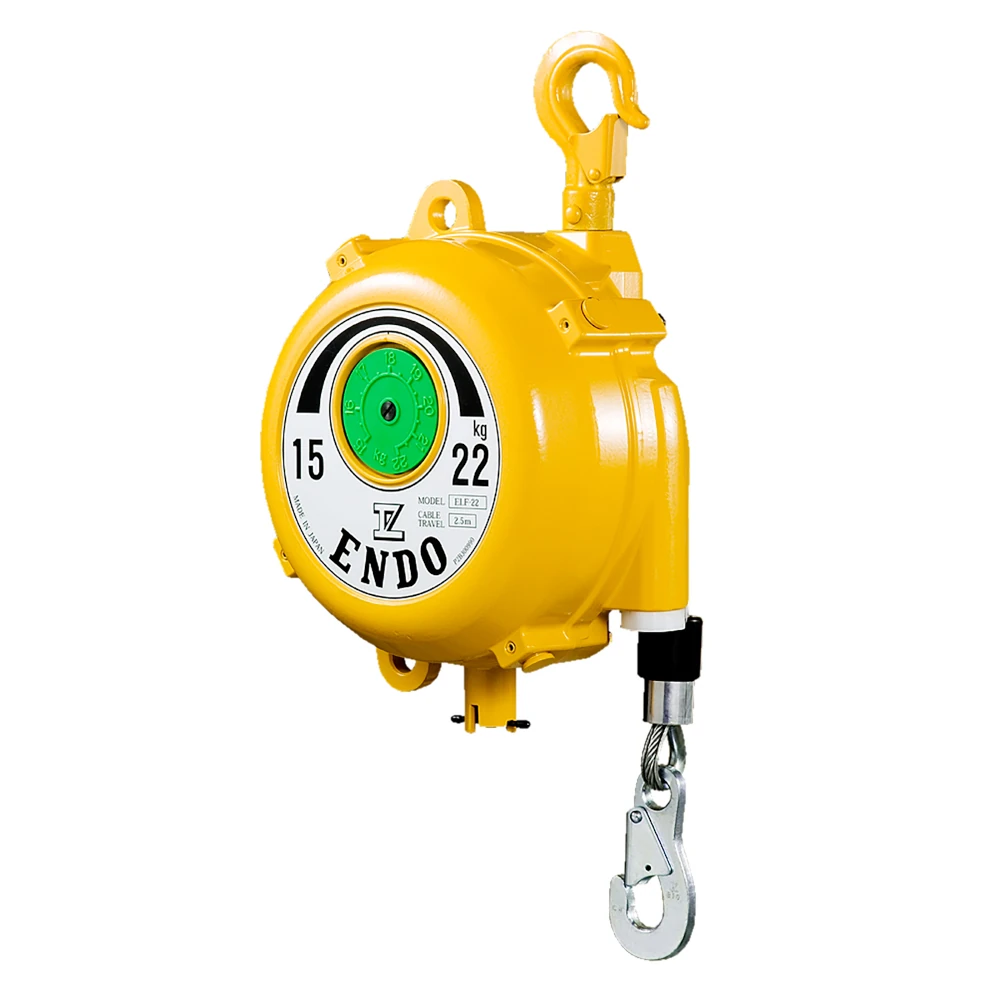 ENDO hosszú löketű rugós kiegyensúlyozó (ELF-22), 15–22 kg