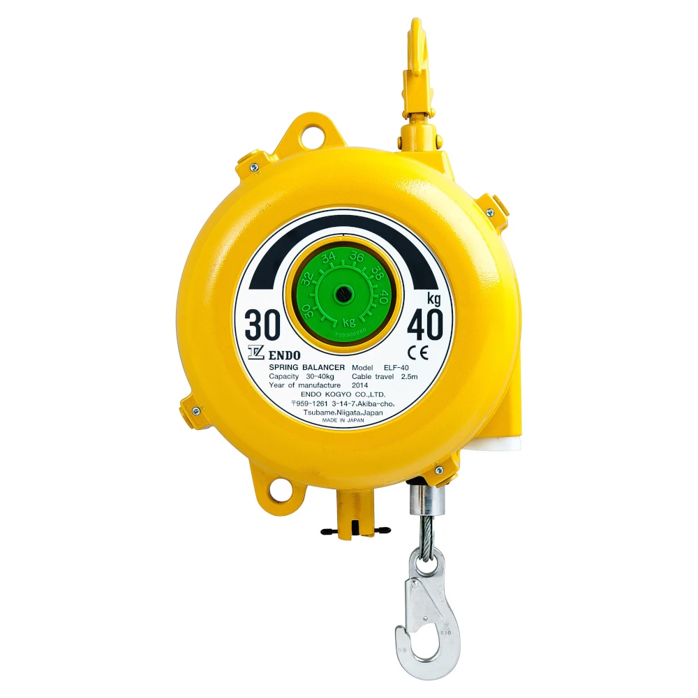 ENDO hosszú löketű rugós kiegyensúlyozó (ELF-40), 30–40 kg