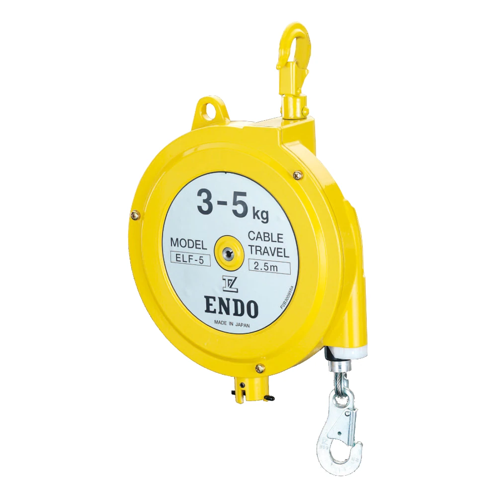 ENDO hosszú löketű rugós kiegyensúlyozó (ELF-5), 3–5 kg