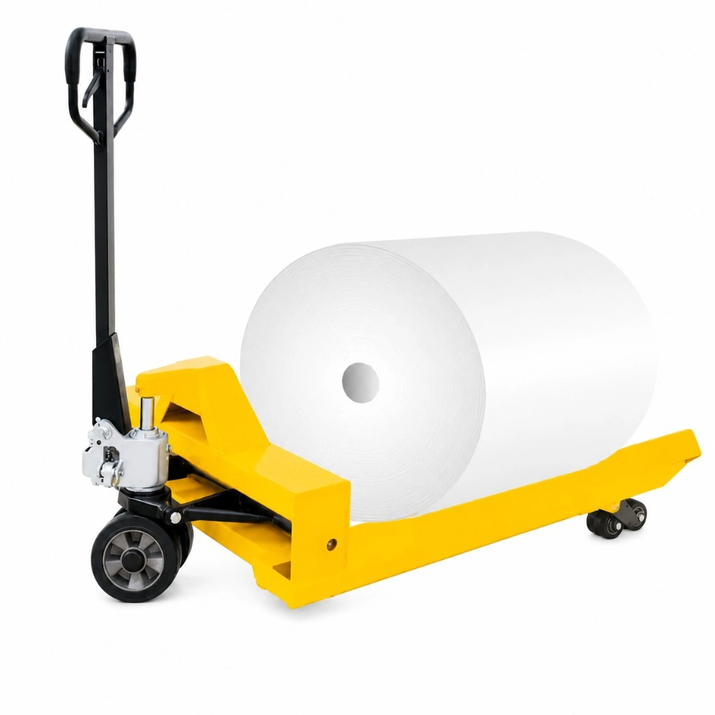 Tekercsszállító kézi raklapemelő (RPV1000PN), 1000 kg