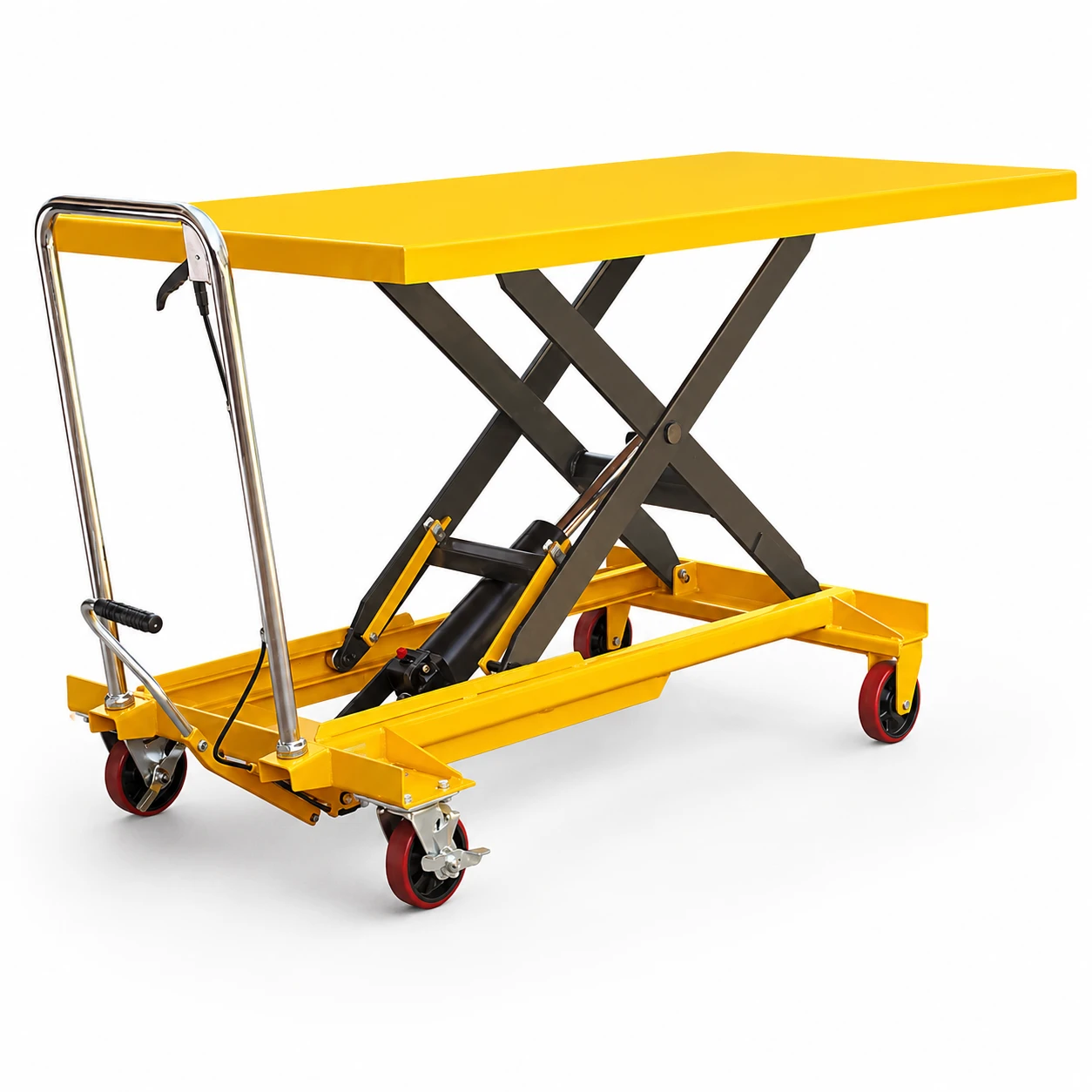 Mobil ollós emelőasztal (MPS500T), 500 kg, 1600 × 800 mm