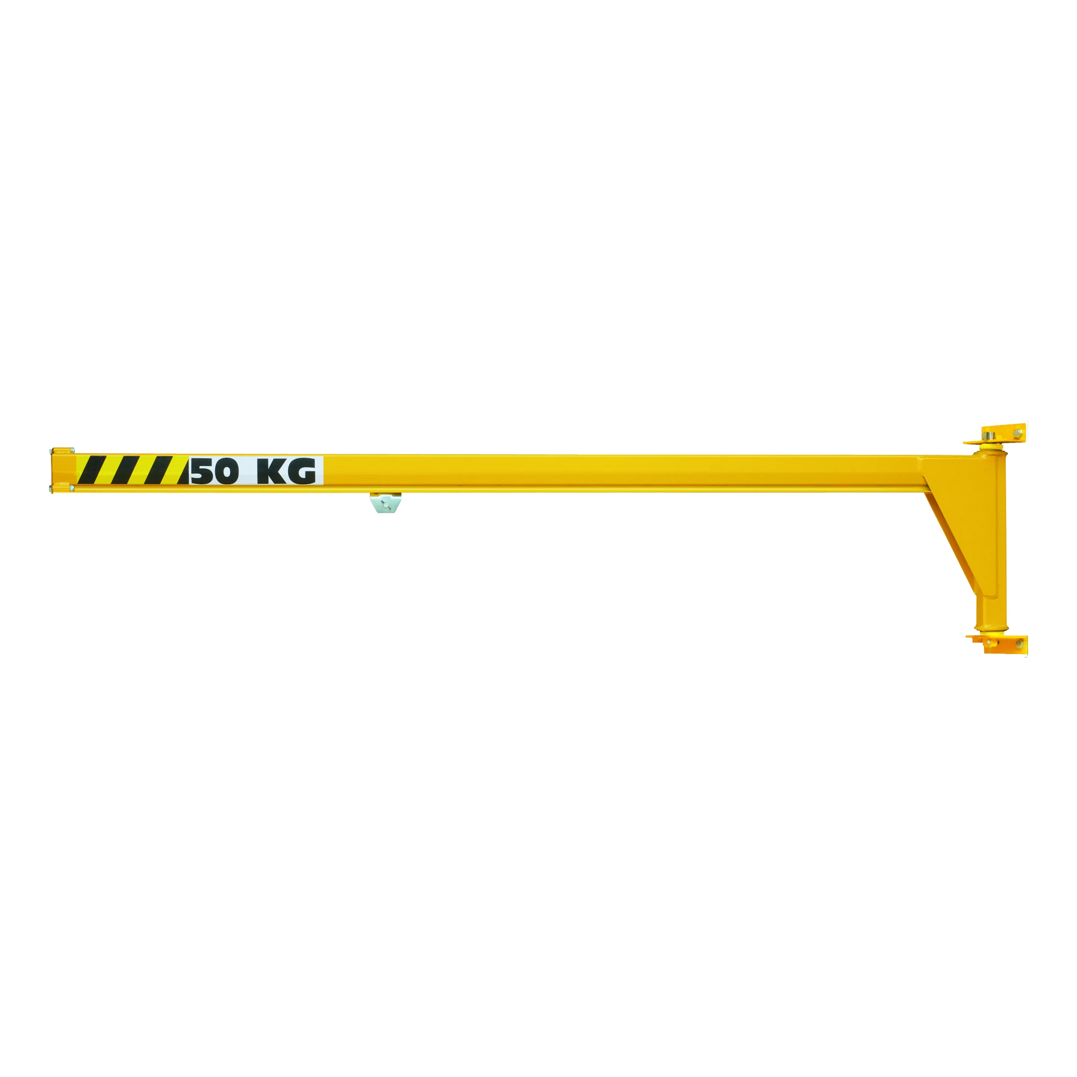 Kis beépítési magasságú fali forgódaru futómacskával (NZDK), 50–100 kg, 2–5 m