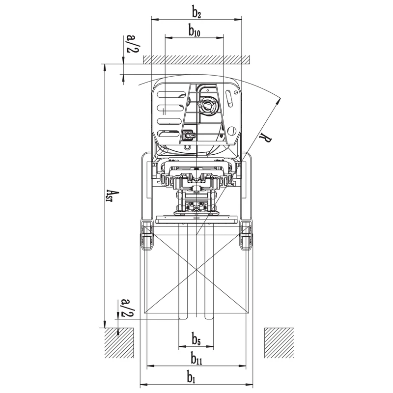 REV15DS/REV18DS elektromos tolóoszlopos targonca, 10. kép